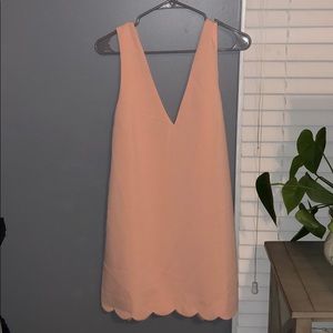 Tobi wonder why scalloped shift dress